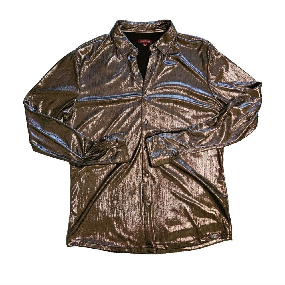 Shimmering Metallic Shirt- Size Small - Picture 3 of 16